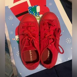 Red converse